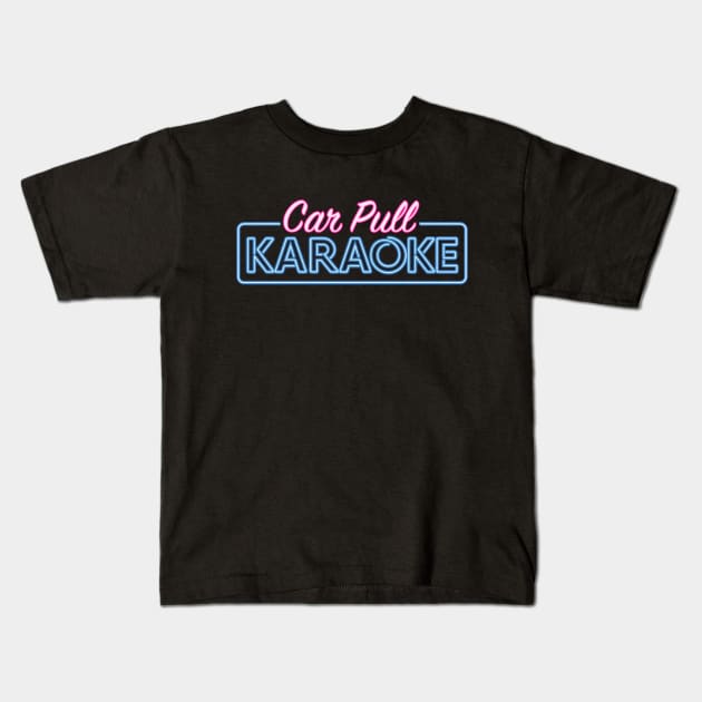 Car Pull Karaoke Kids T-Shirt by TheFlying6